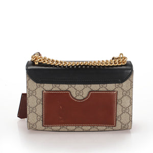 Small GG Supreme Padlock Crossbody Bag Brown
