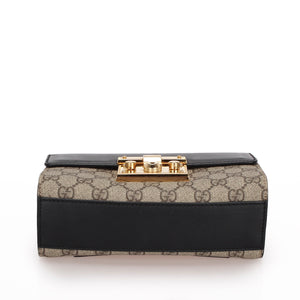 Small GG Supreme Padlock Crossbody Bag Brown