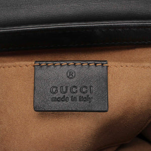 Small GG Supreme Padlock Crossbody Bag Brown