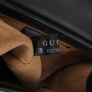 Small GG Supreme Padlock Crossbody Bag Brown