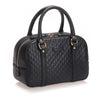 Microguccissima Satchel in Black with GHW