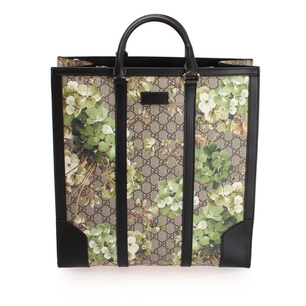 GG Supreme Blooms Tote Bag Brown - Bag Religion