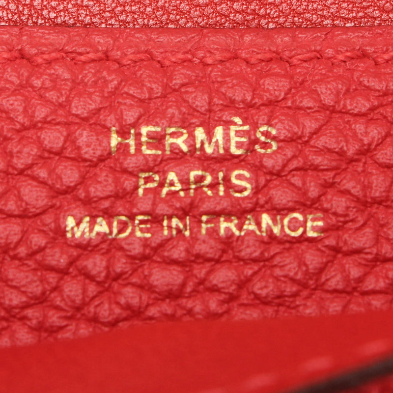 Clemence Dogon Long Wallet Red GHW