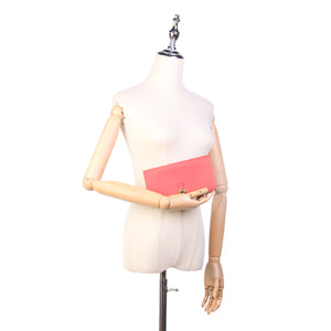 Clemence Dogon Long Wallet Red GHW