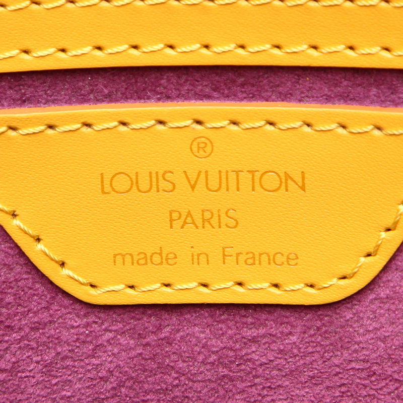 Yellow Louis Vuitton Epi Saint Jacques PM Short Strap Bag