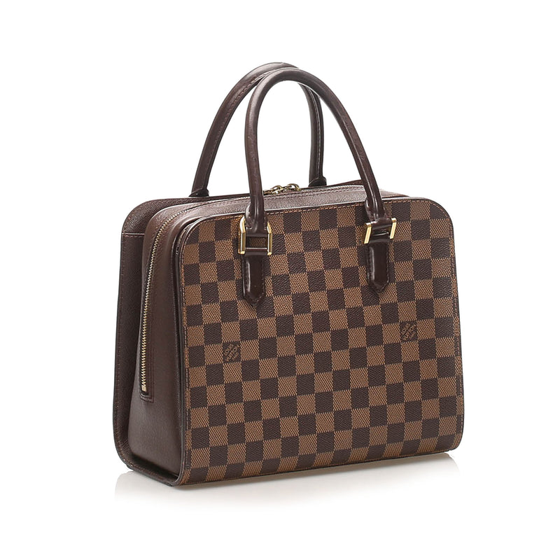 Damier Ebene Triana top handle bag