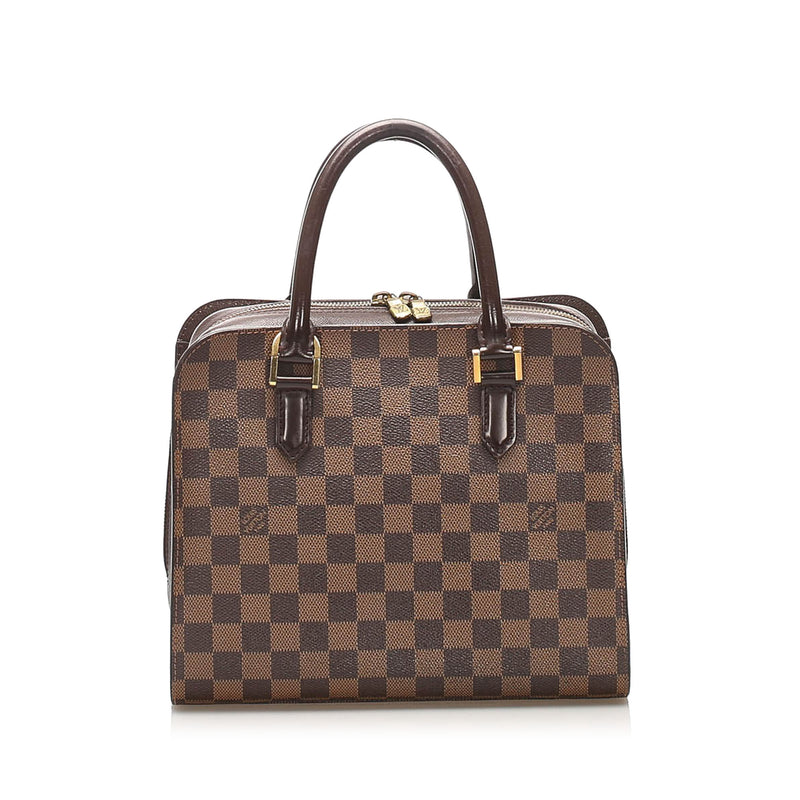 Damier Ebene Triana top handle bag