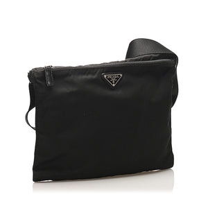 Tessuto Crossbody Bag Black