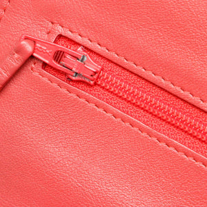 CC Timeless Patent Leather Wallet on Chain Red