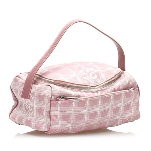 New Travel Line Nylon Crossbody Bag Pink