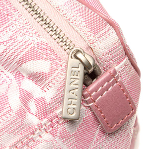 New Travel Line Nylon Crossbody Bag Pink