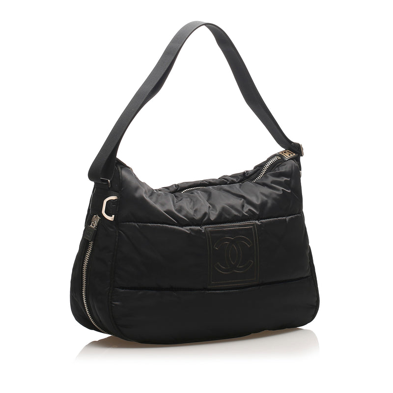Chanel Sport Line Chain Shoulder Bag Black