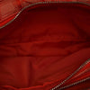 New Travel Line Canvas Satchel Red and White SHW