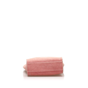 Chanel Deauville Canvas Tote Bag Pink