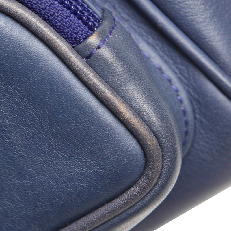 Blue CD Mini Logo Leather Backpack Purple GHW