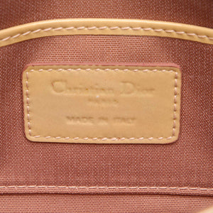 Cannage Patent Leather Wallet on Chain Brown - Bag Religion