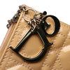 Cannage Patent Leather Wallet on Chain Brown - Bag Religion
