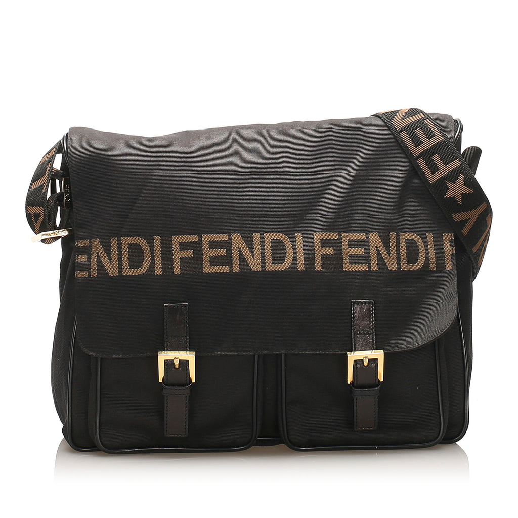 Canvas Crossbody Bag Black