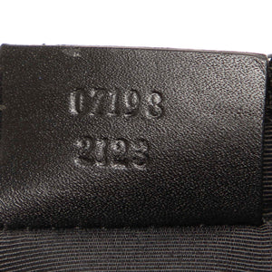 GG Canvas Boat Baguette Black SHW
