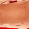 Small GG Flora Ophidia Satchel Red and Brown GHW