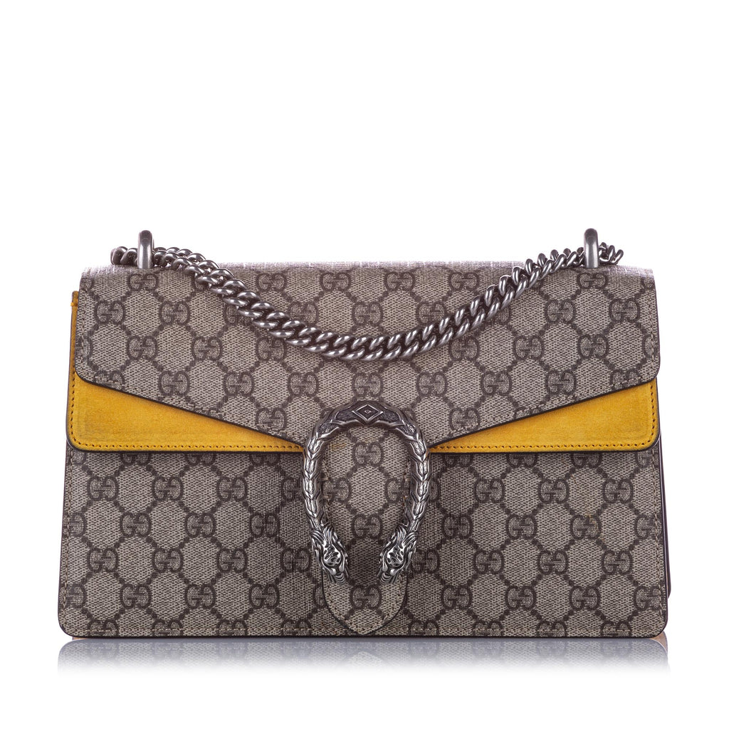 Small GG Supreme Dionysus Shoulder Bag Brown
