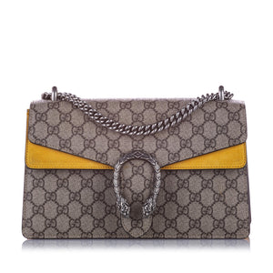 Small GG Supreme Dionysus Shoulder Bag Brown