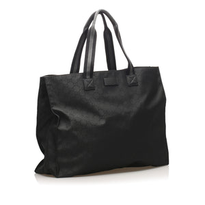 GG Nylon Web Tote Bag Black - Bag Religion