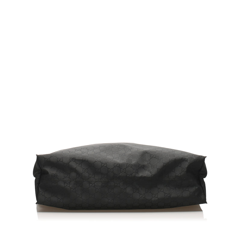 GG Nylon Web Tote Bag Black - Bag Religion