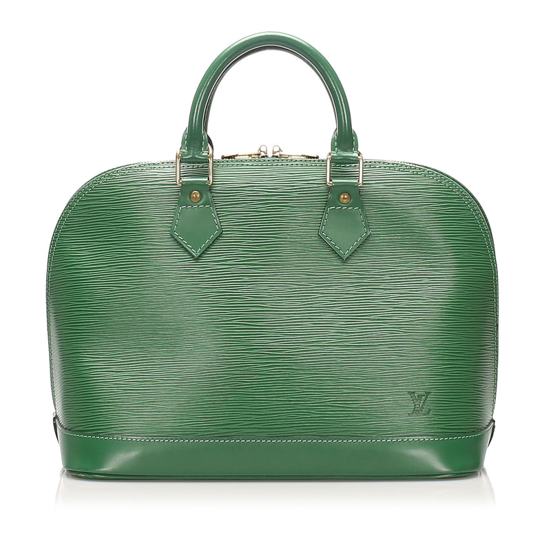 Louis Vuitton Alma Handbag Epi Leather BB Green 2382952