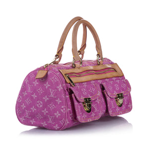 Monogram Denim Neo Speedy Pink SHW