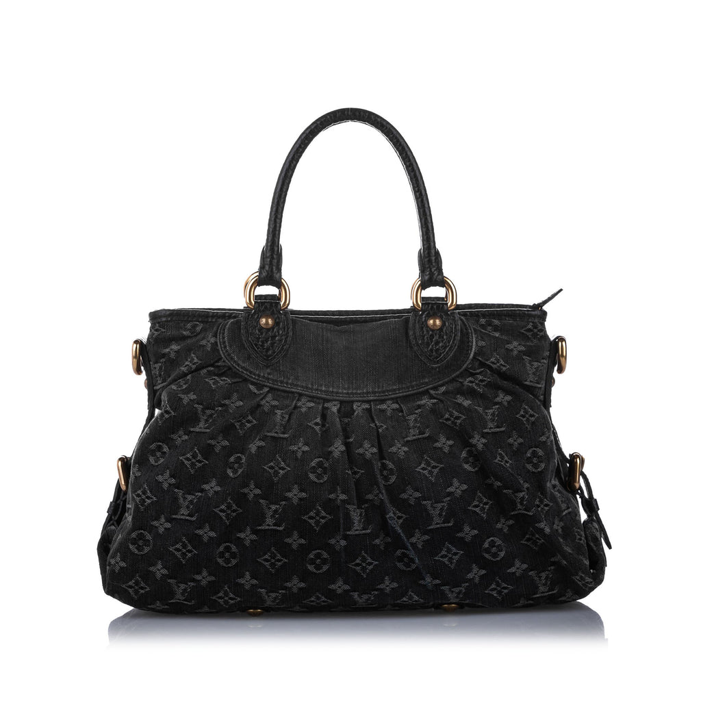 Monogram Denim Neo Cabby GM Black - Bag Religion