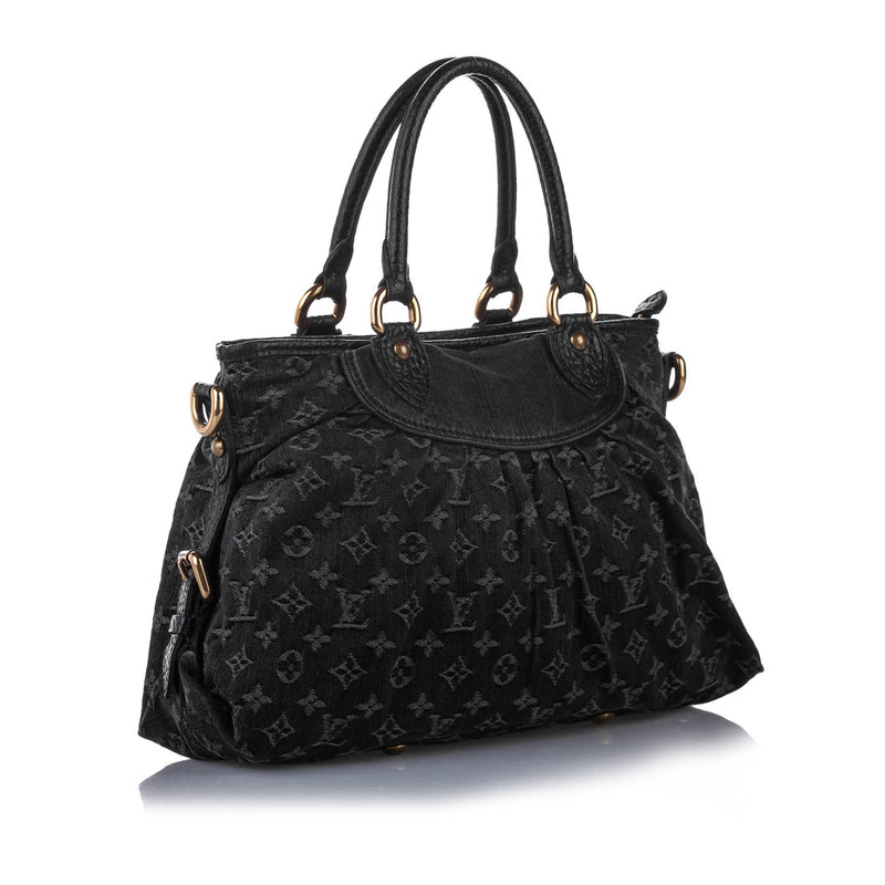 Monogram Denim Neo Cabby GM Black - Bag Religion