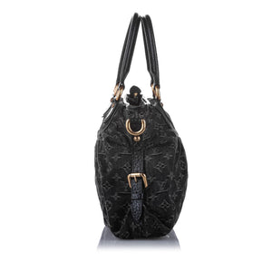 Monogram Denim Neo Cabby GM Black - Bag Religion
