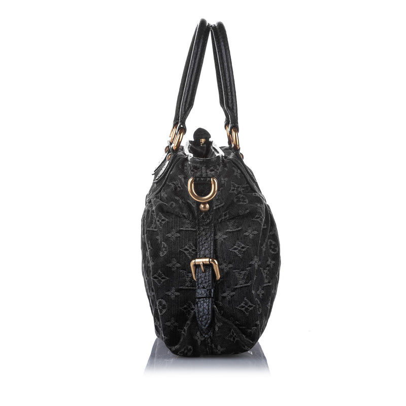 Monogram Denim Neo Cabby GM Black - Bag Religion