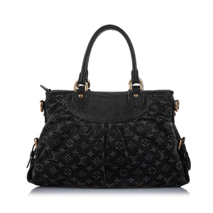 Monogram Denim Neo Cabby GM Black - Bag Religion