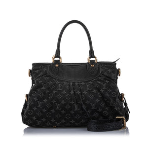 Monogram Denim Neo Cabby GM Black - Bag Religion