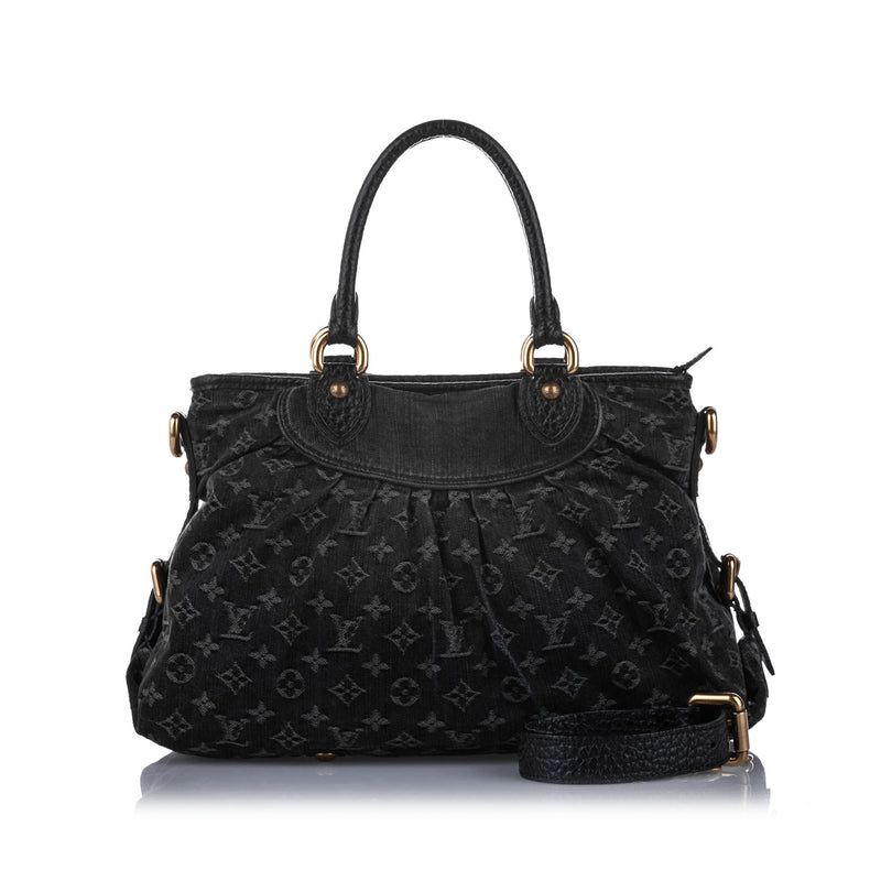 Monogram Denim Neo Cabby GM Black - Bag Religion