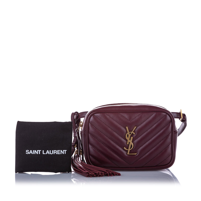 Lou Leather Belt Bag Red - Bag Religion