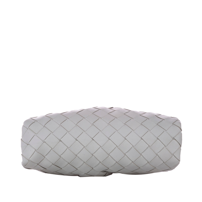 The Mini Pouch 20 Intrecciato Leather Crossbody bag White