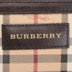 Haymarket Check Canterbury Coated Canvas Tote Bag Brown