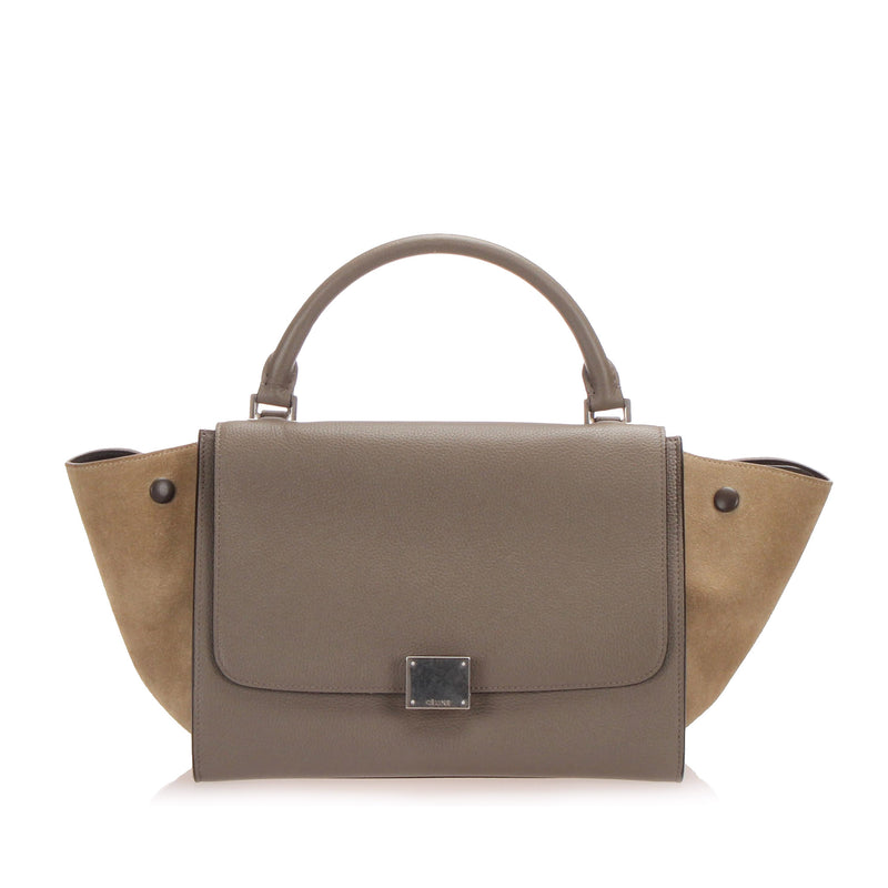 Trapeze Leather Satchel Brown - Bag Religion