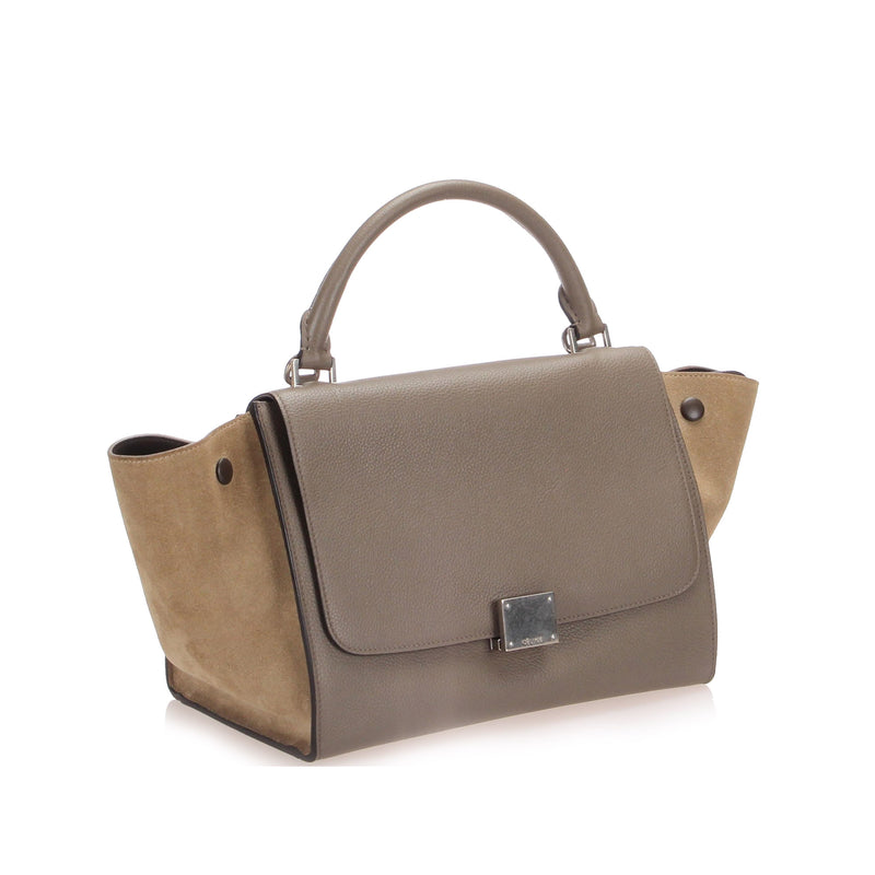 Trapeze Leather Satchel Brown - Bag Religion