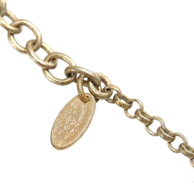 CC Pendant Necklace Pink