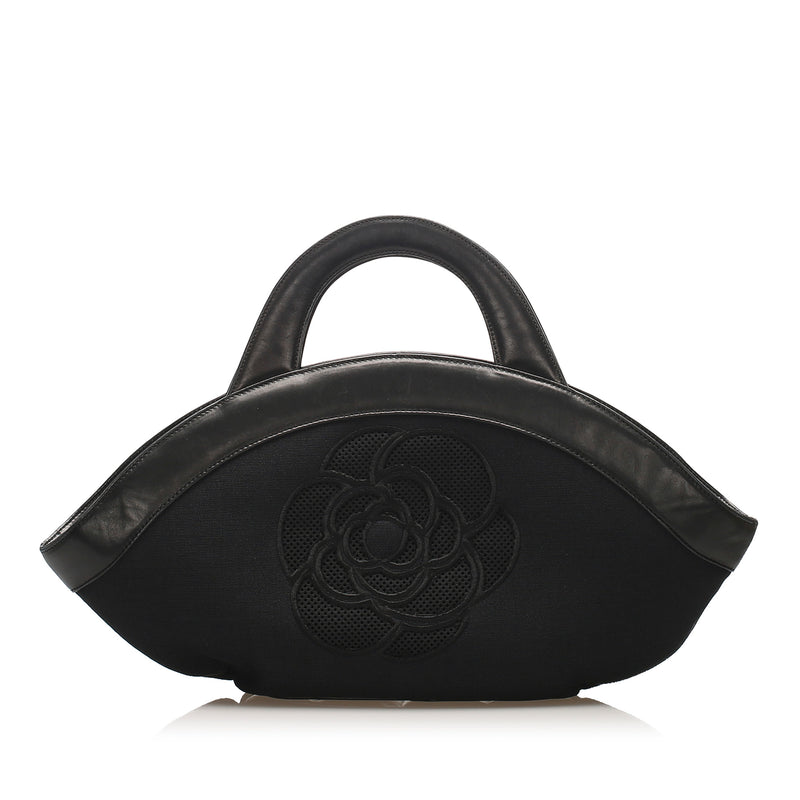 Chanel Camelia Handbag Black