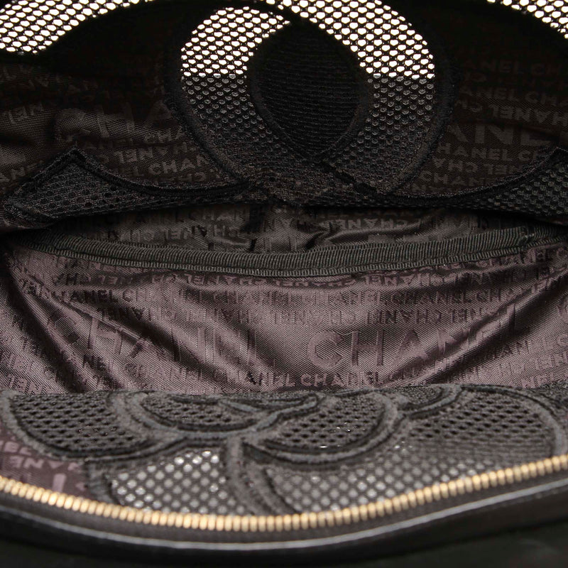 Chanel Camelia Handbag Black