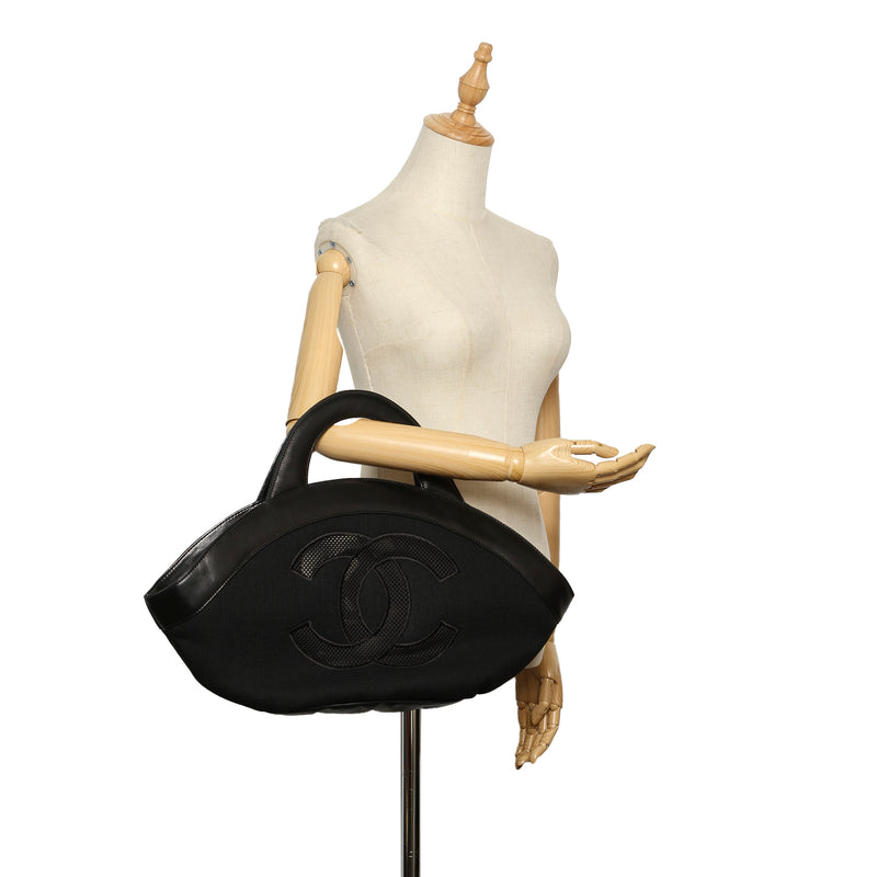 Chanel Camelia Handbag Black