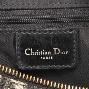 Dior Oblique Canvas Boston Bag Black