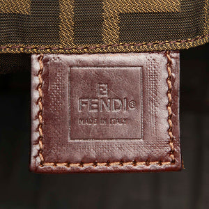 Fendi Zucca Canvas Tote Bag Brown