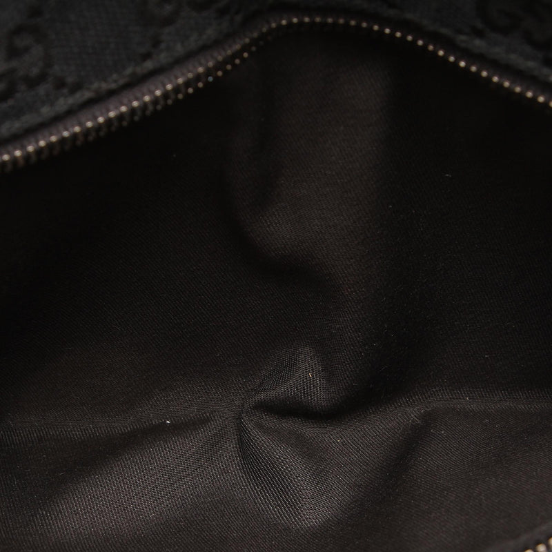 GG Canvas Belt Bag Black SHW