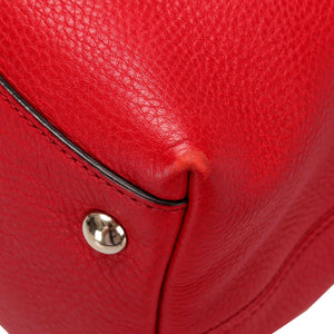 Soho Working Leather Satchel Red - Bag Religion